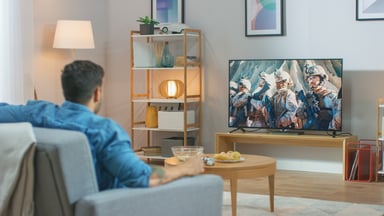 Streaming movies.