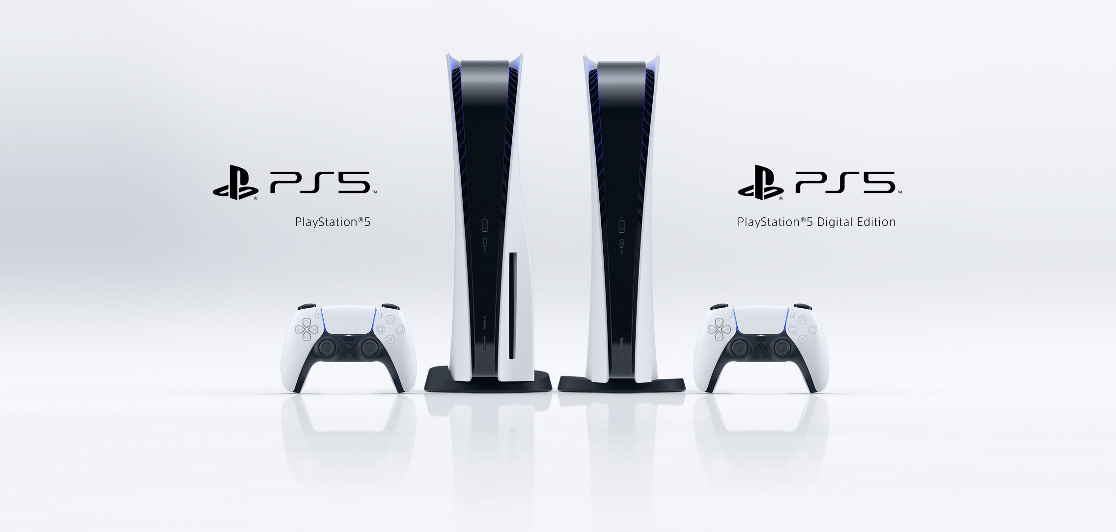 The PS5 and the PS5 Digital Edition.