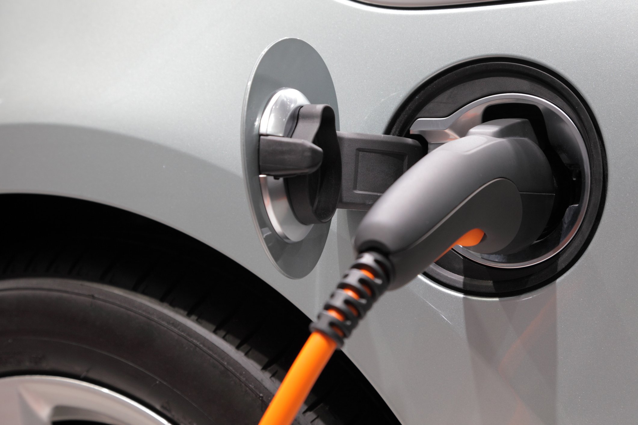 Electric car battery plug.