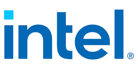Intel's new corporate logo.