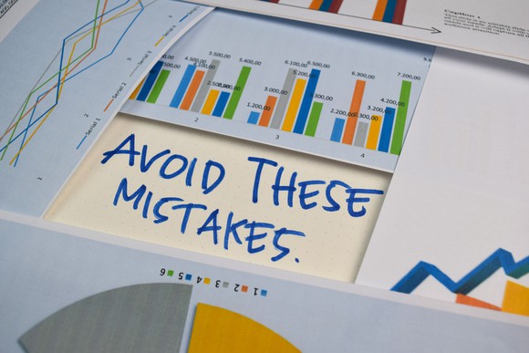 Avoid These Mistakes is written out in the middle of several graphs.