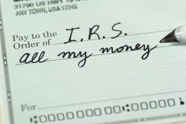 check to IRS all my money