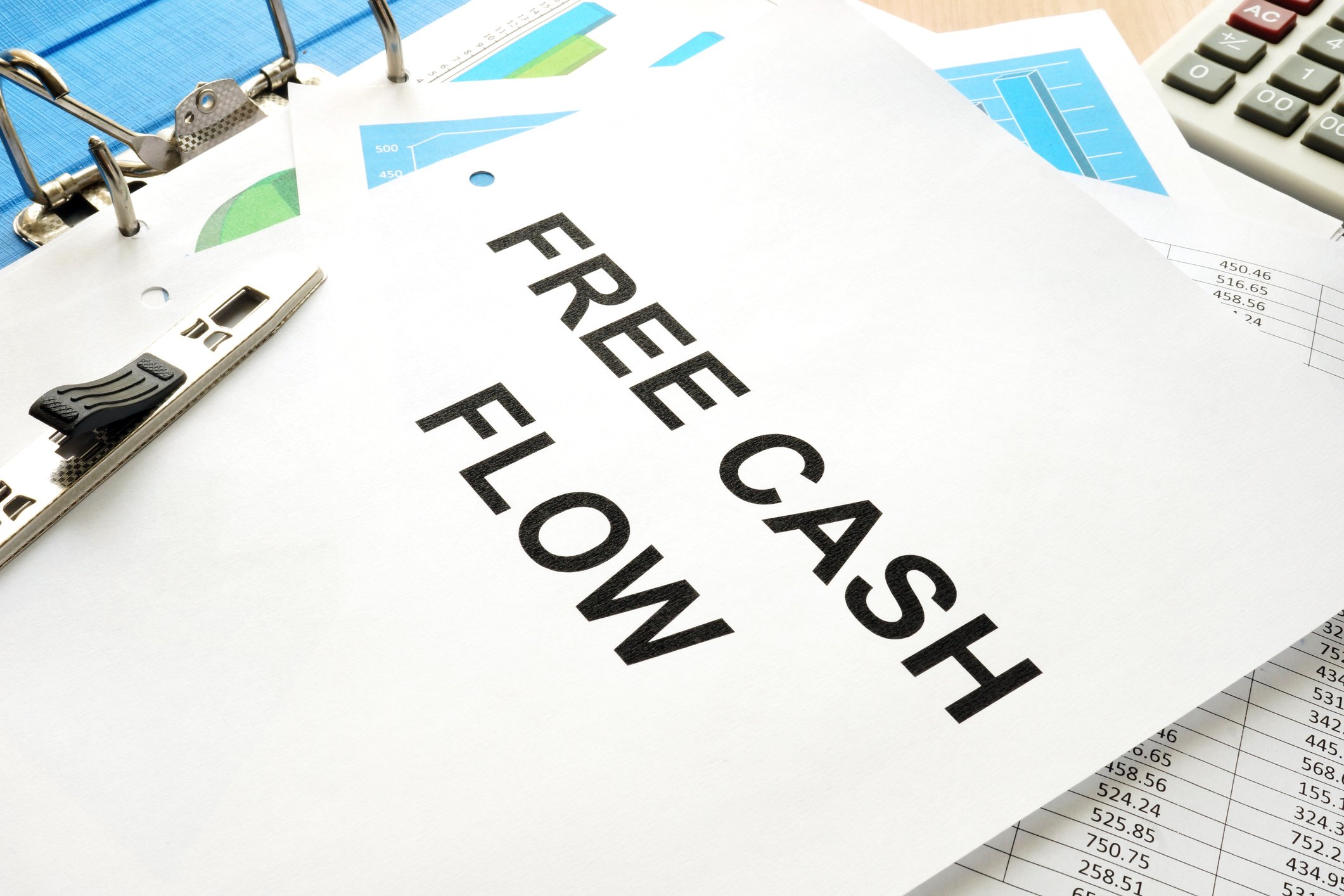 Free cash flow.