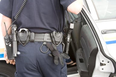 police duty belt getty