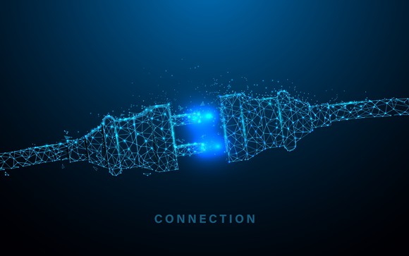 digital picture of electrical plug being connected representing power supply