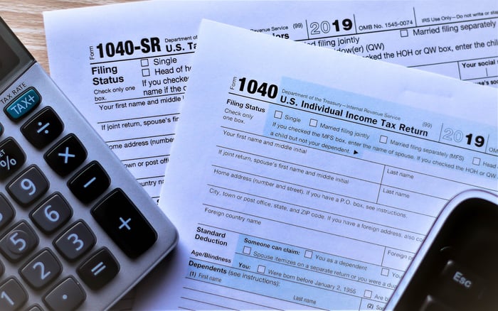 Tax Form 1040 and 1040 SR
