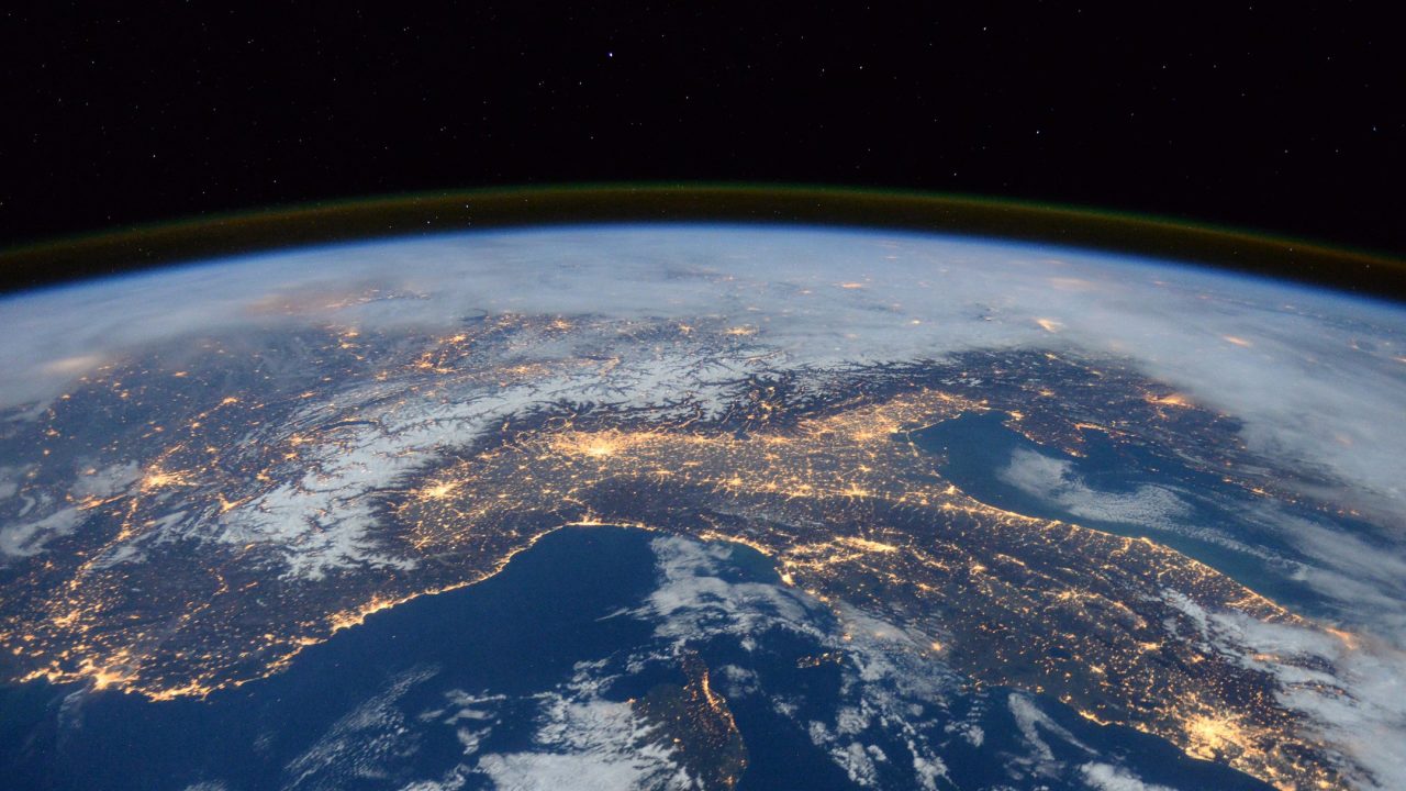 View of Earth from space