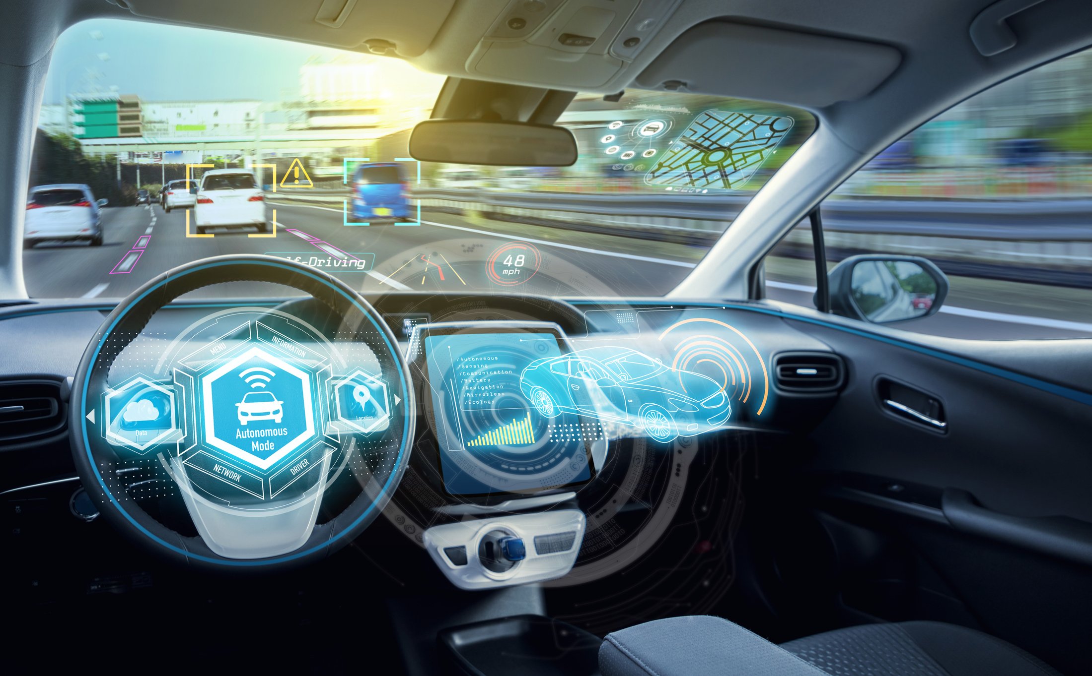 Getty Autonomous Vehicle Concept Cockpit