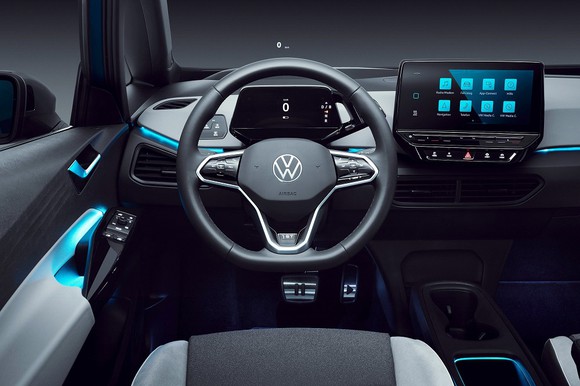 Interior of a Volkswagen ID3
