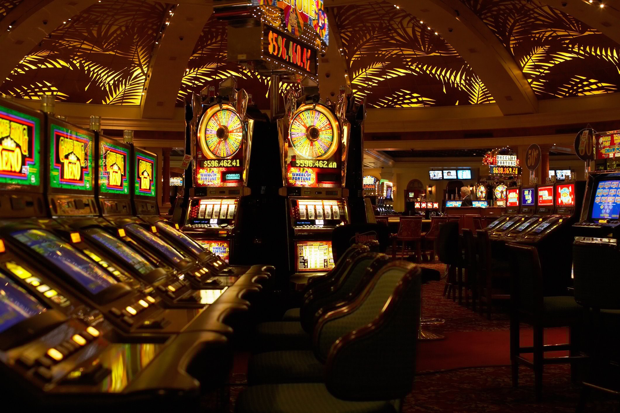 An empty casino.
