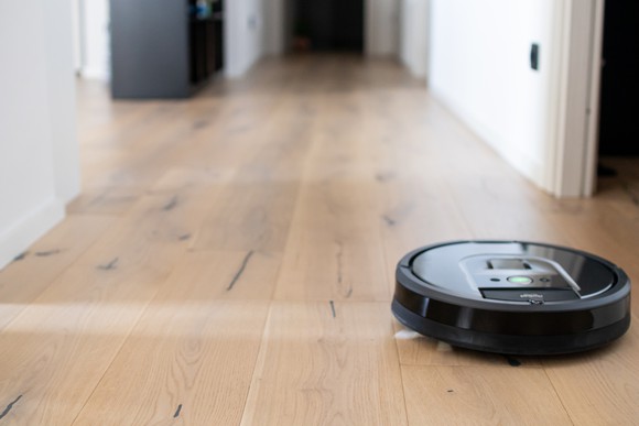A robot vacuum cleaner