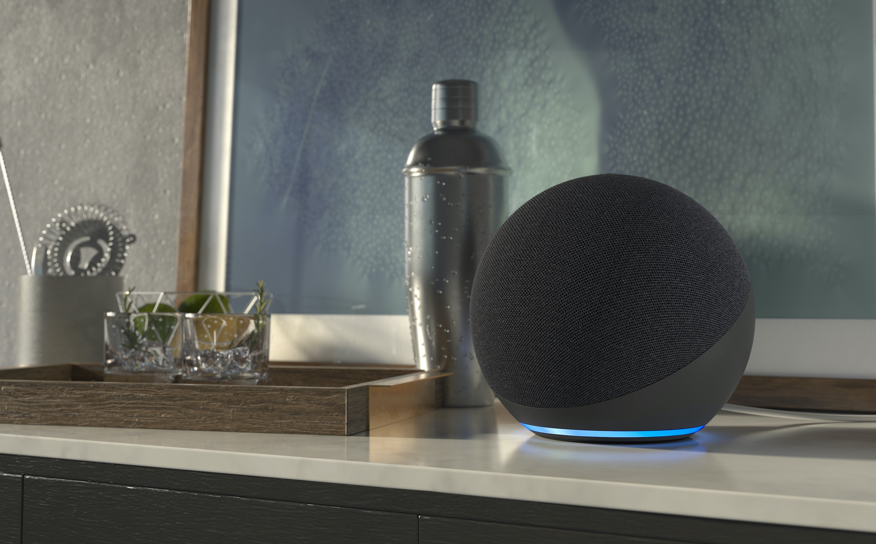 New Echo on a side table