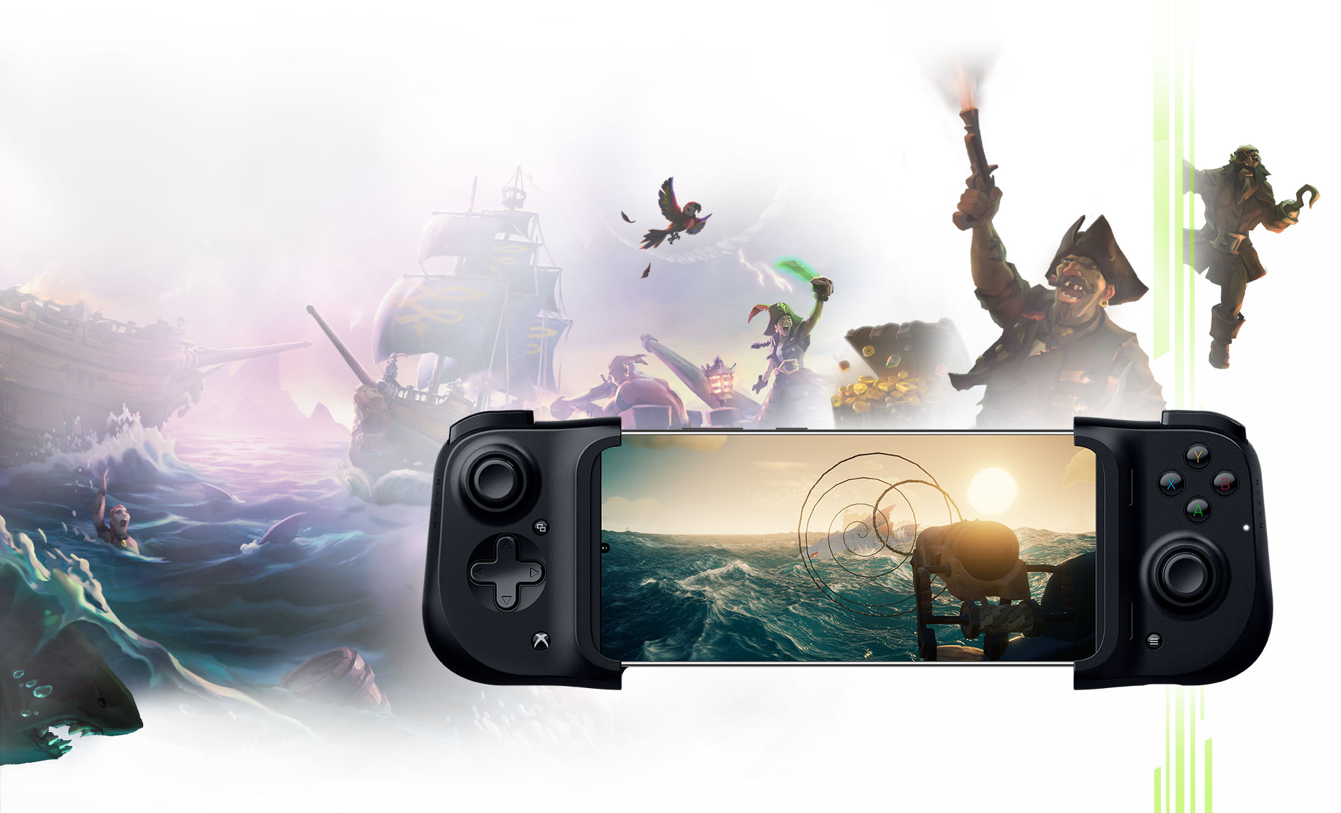 Microsoft's xCloud gaming service running on a phone.