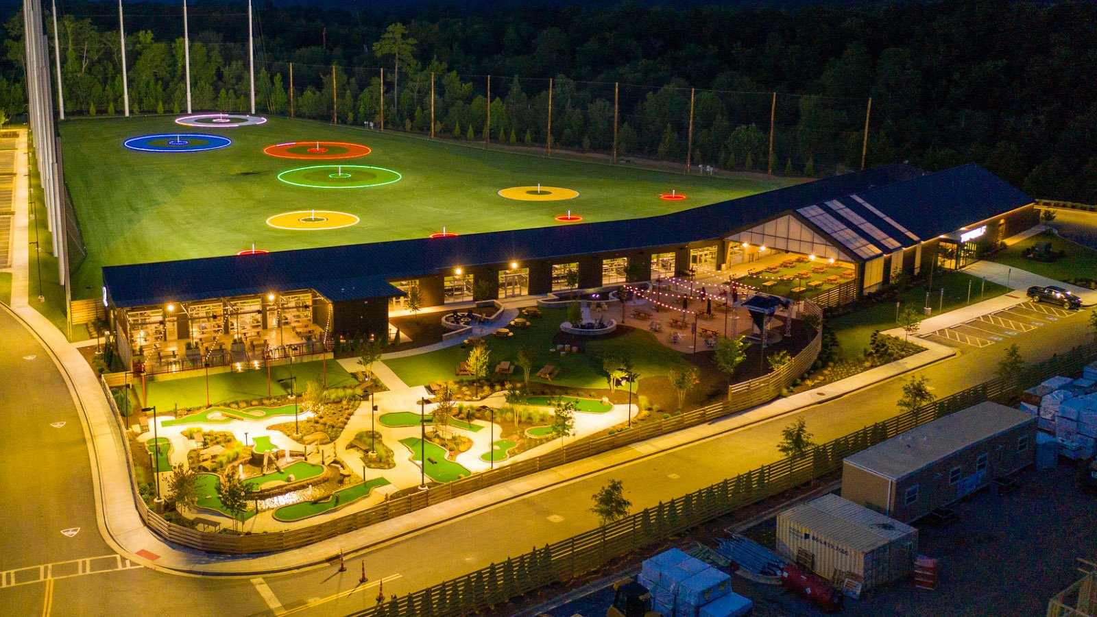 Topgolf entertainment venue