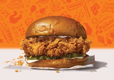 Popeyes chicken sandwich QSR stock