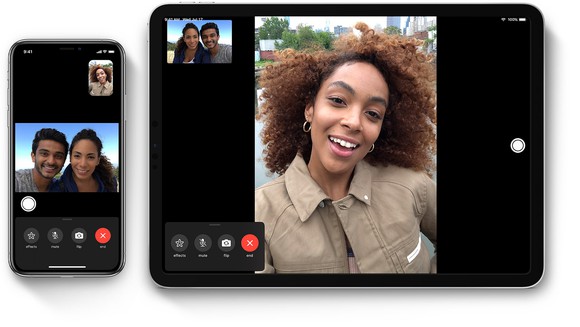 FaceTime Image on iPhone and iPad