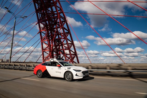 Yandex's self-driving car.