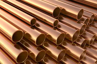 Copper pipes