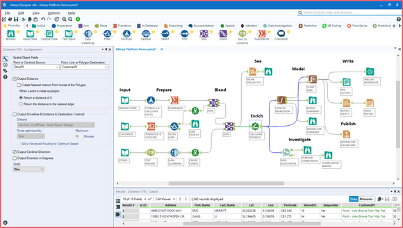 Screenshot of Alteryx Designer