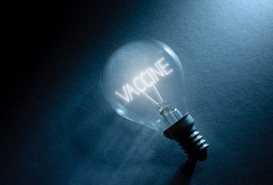Light bulb with vaccine