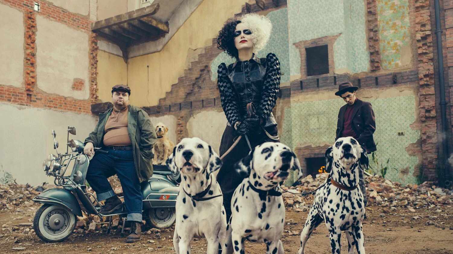 A still from Disney's upcoming Cruella.