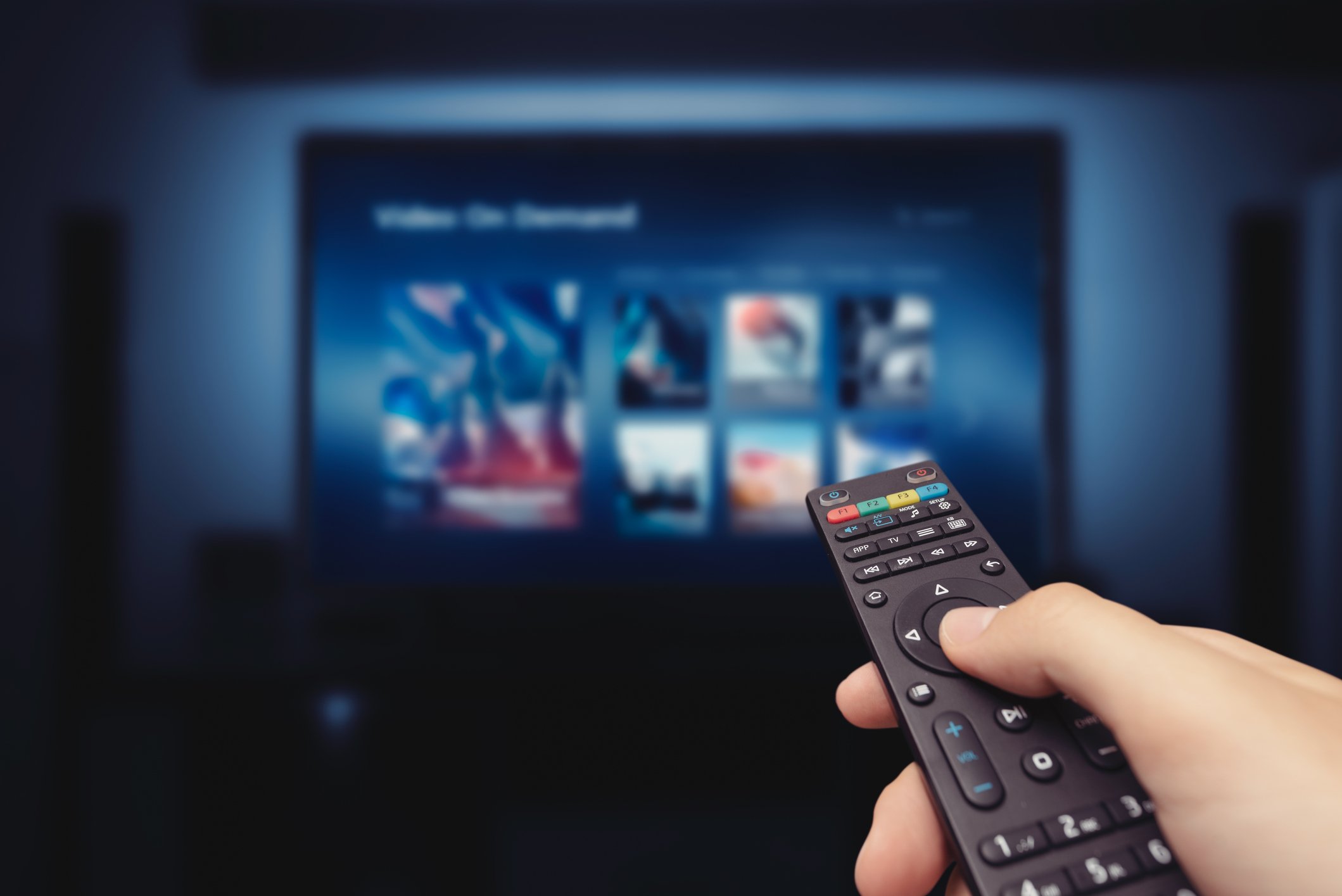 Streaming on TV. 