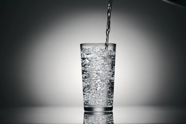 Sparkling water in-a-glass Getty