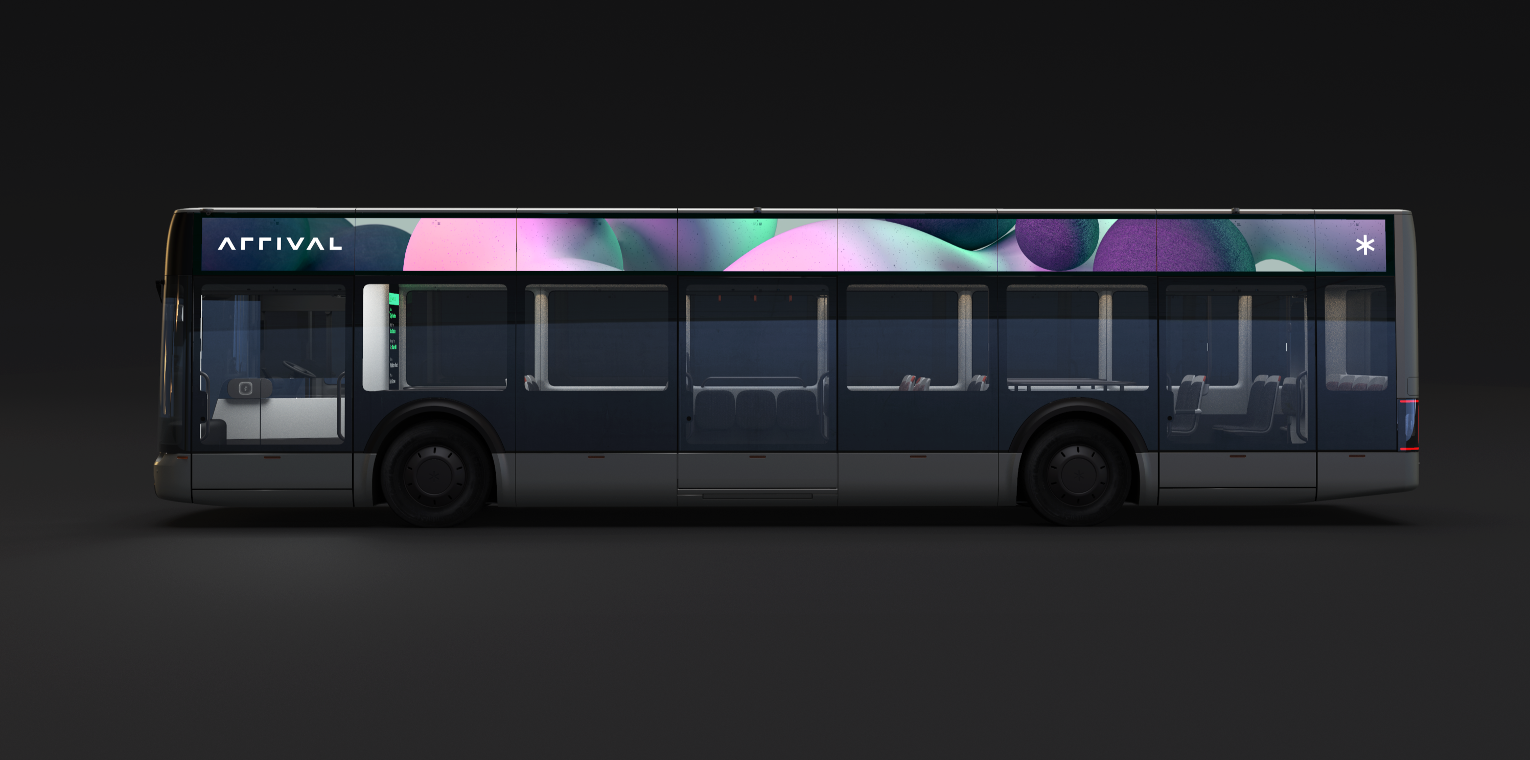 Arrival Bus - side profile