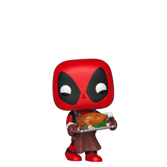 Funko Deadpool Pop toy.
