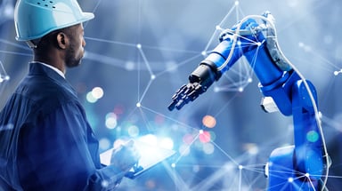 Worker Programming a Robot