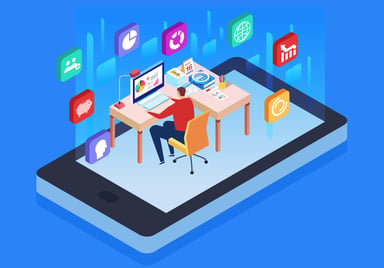 Illustration of Productivity Apps