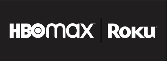 The HBO Max and Roku logos.