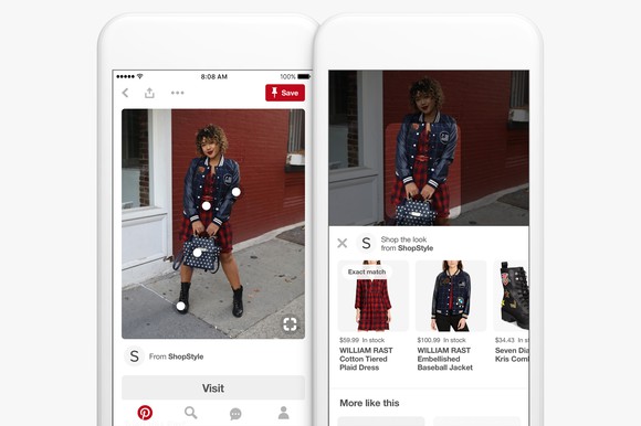Pinterest's "Shop the Look" feature.