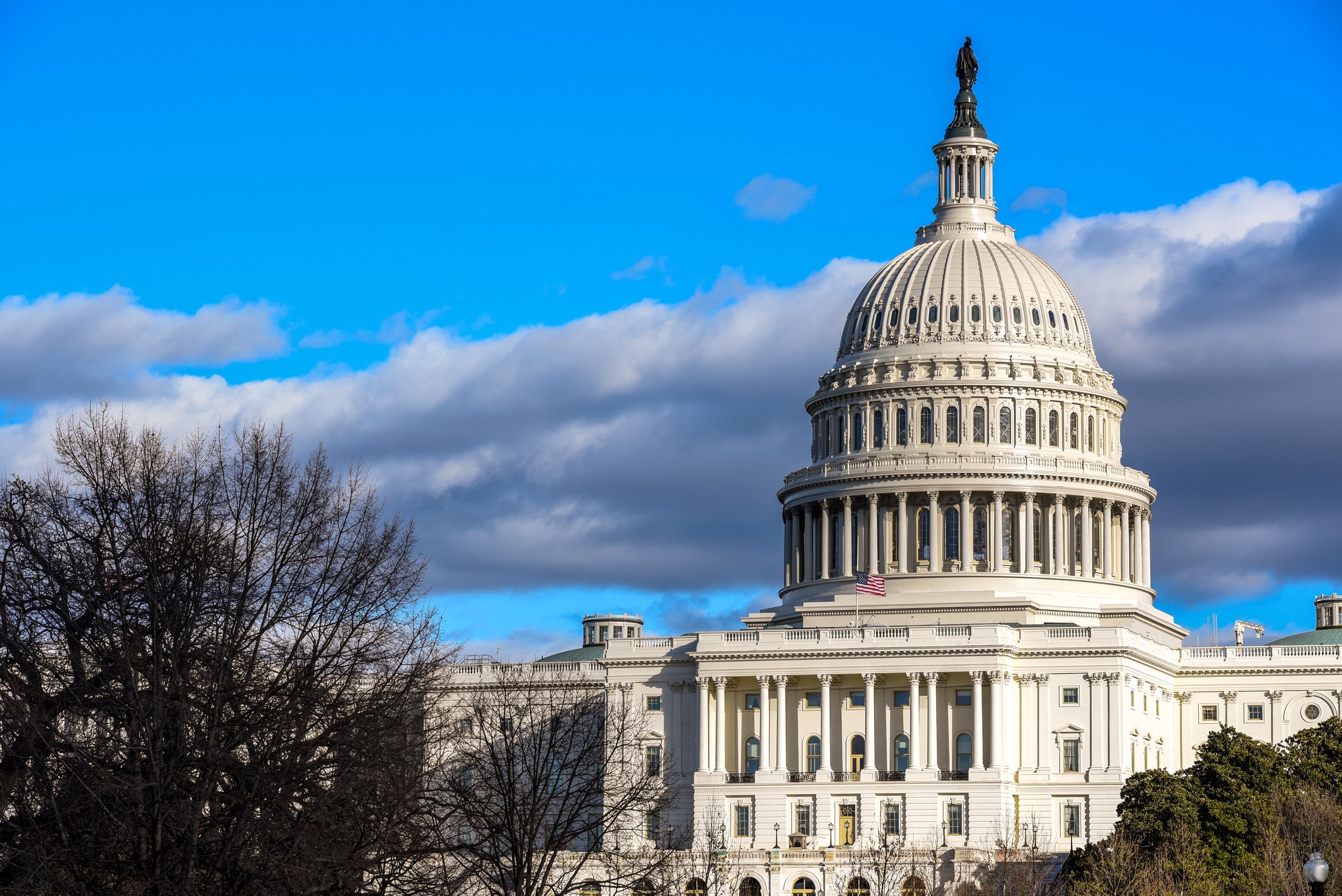 The exterior of the U.S. Capitol building 