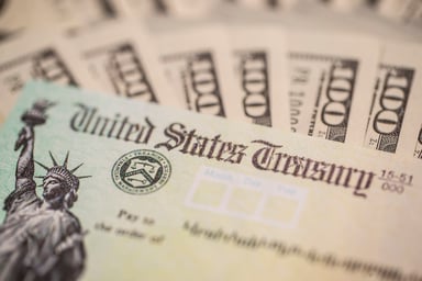 US Treasury check