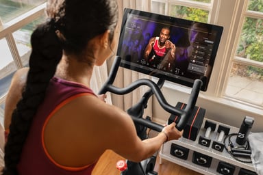Peloton bike screen