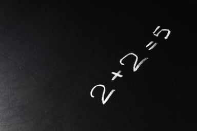 two plus two equals five