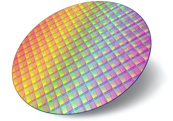 A silicon wafer