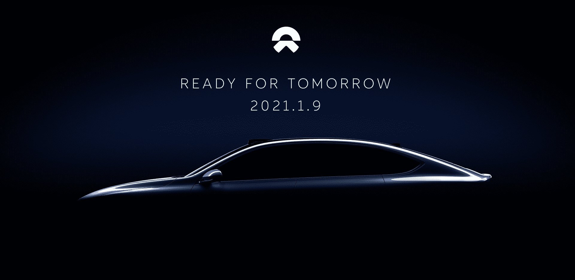The outline of a sedan, the words "Ready for Tomorrow," and Saturday's date.