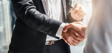 Businessmen shaking hands
