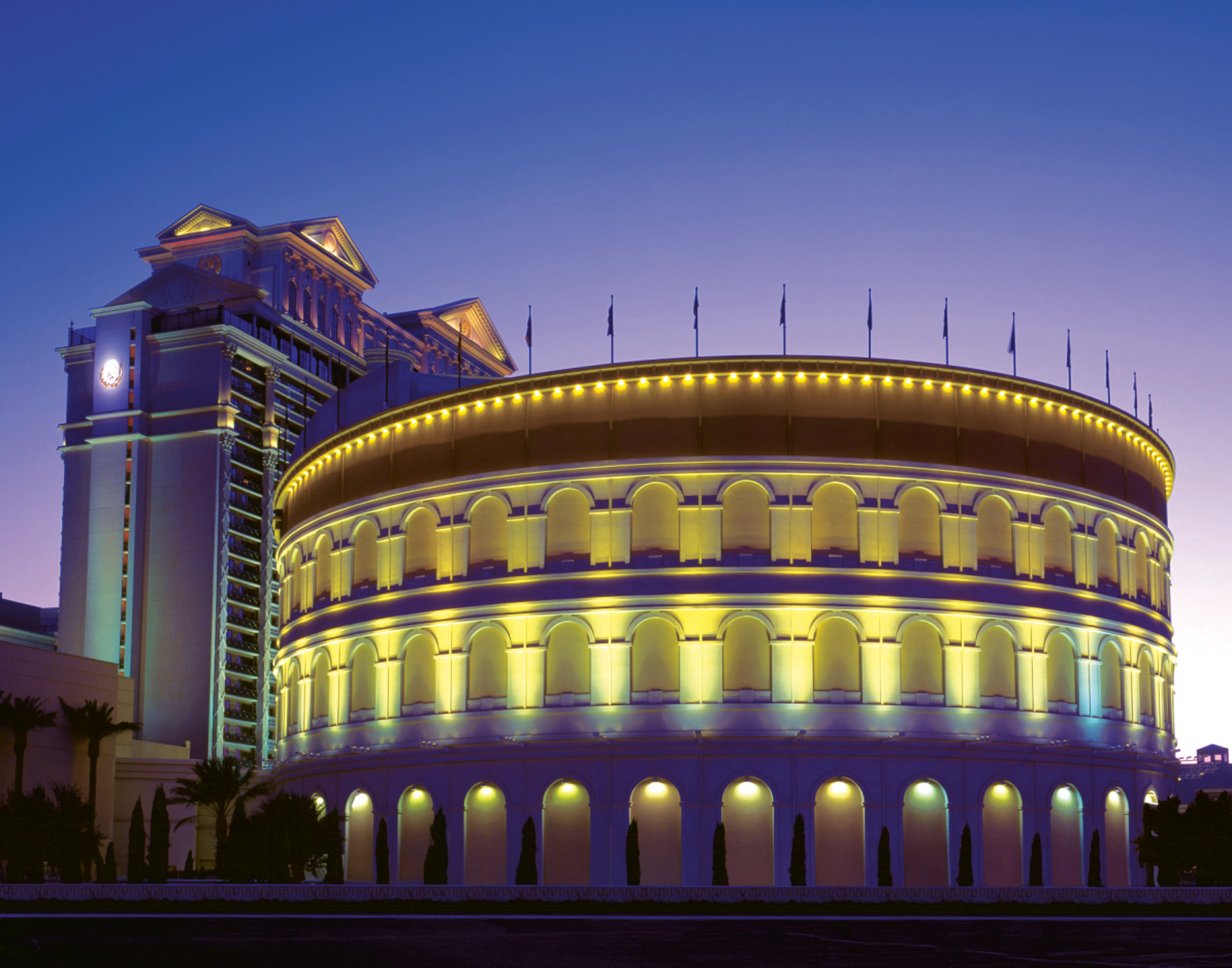 The Colosseum at Caesars Palace_Exterior Night