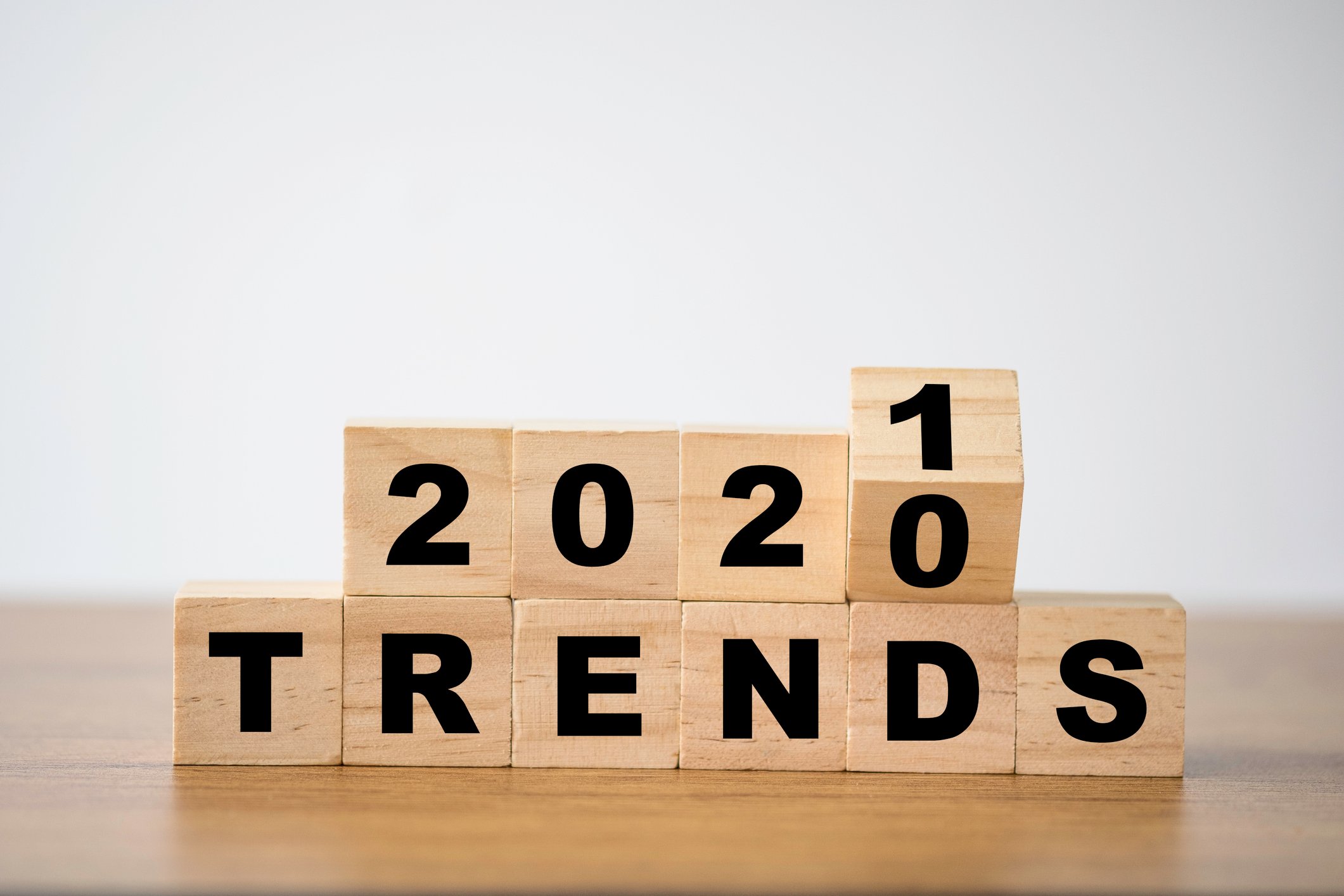 Blocks reading "2021 Trends"