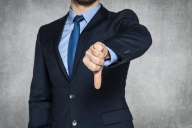 Businessman Thumbs Down CEO Getty