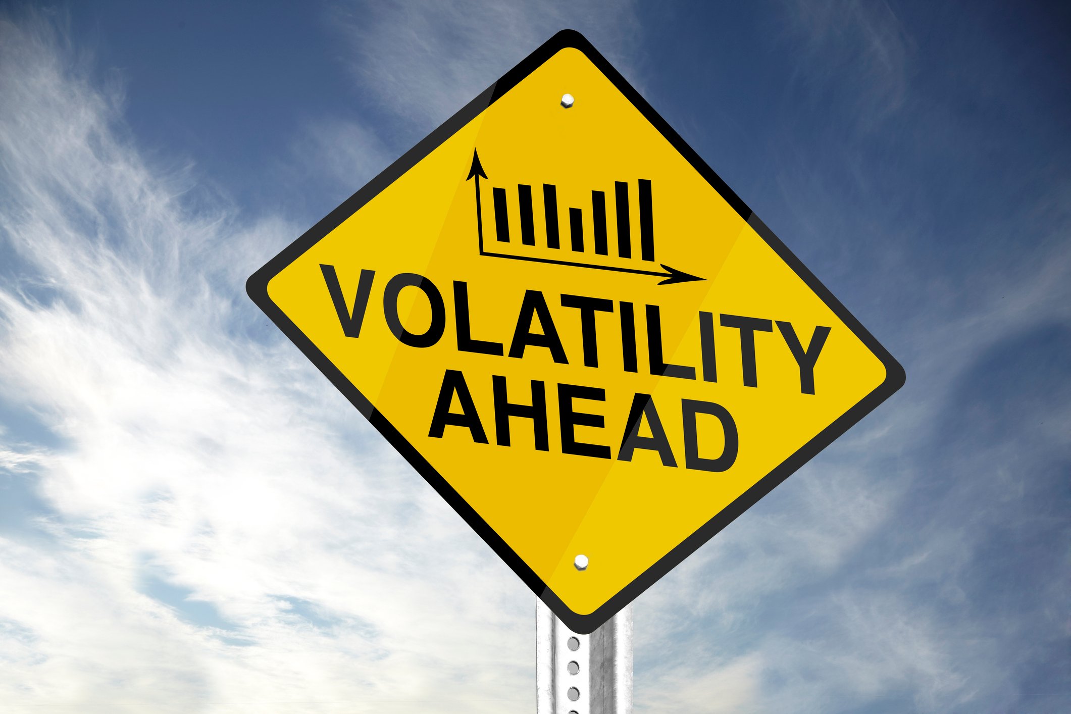 GettyImages-volatility ahead sign