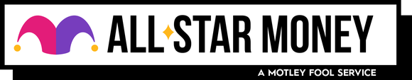 The words all-star money next to The Motley Fool's jester cap
