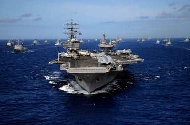 U.S. Navy aircraft carrier - GettyImages-112716835