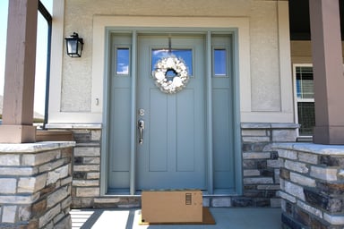 package on porch
