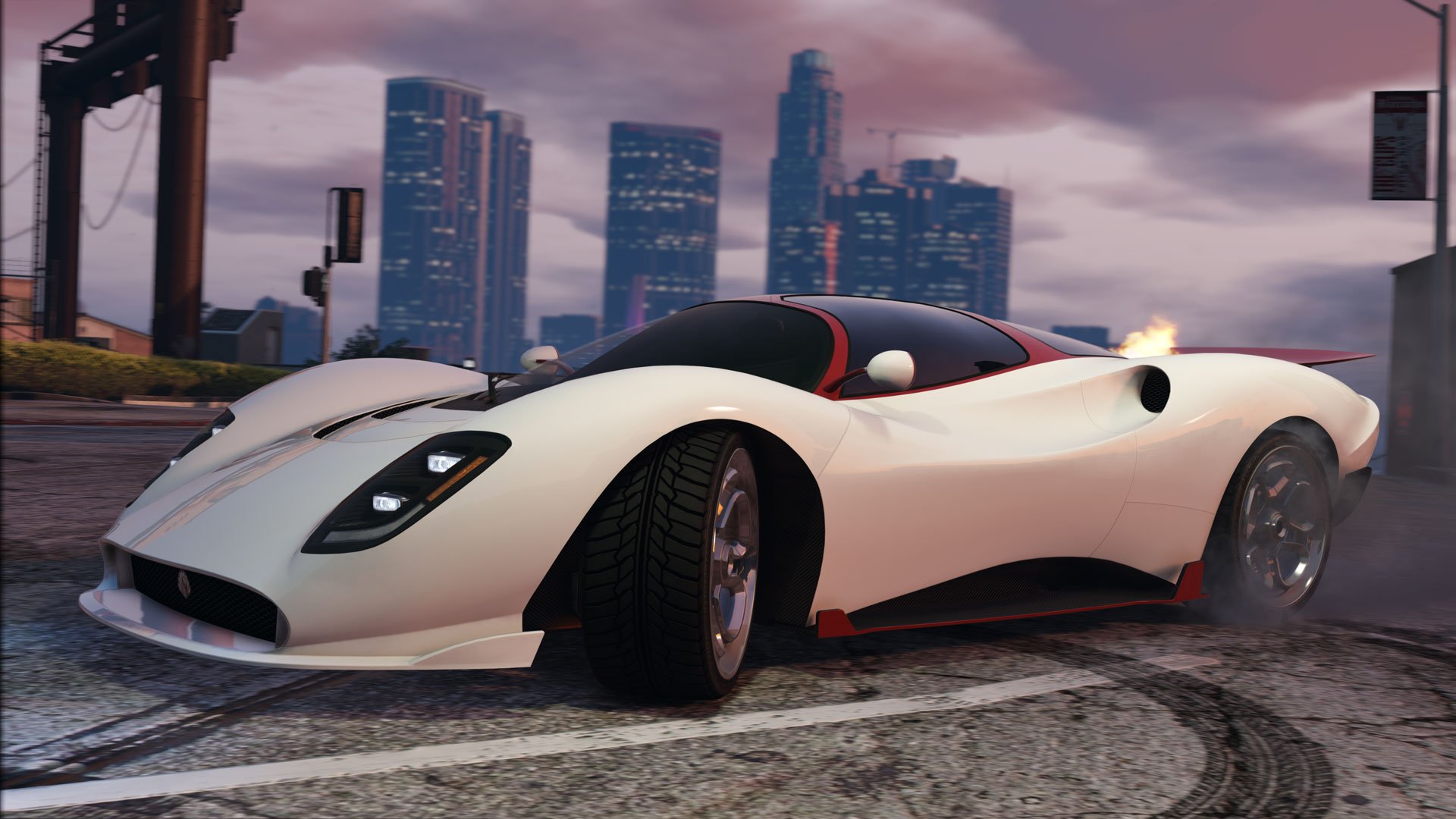 A sports car in Take-Two's 'Grand Theft Auto V.'
