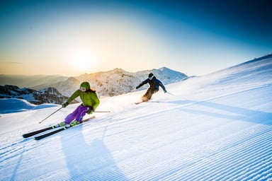 skiing