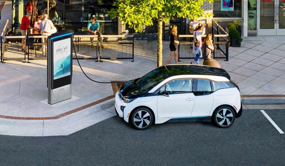 A Volta charging station.